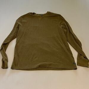 Toad & Co Green Framer Waffle Knit